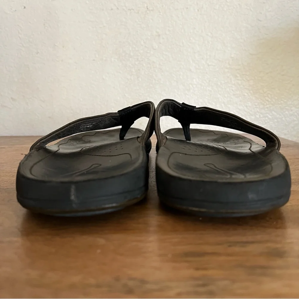 Olukai Mens Kumu Leather Sandals Flip Flop Flats shoes Size 12